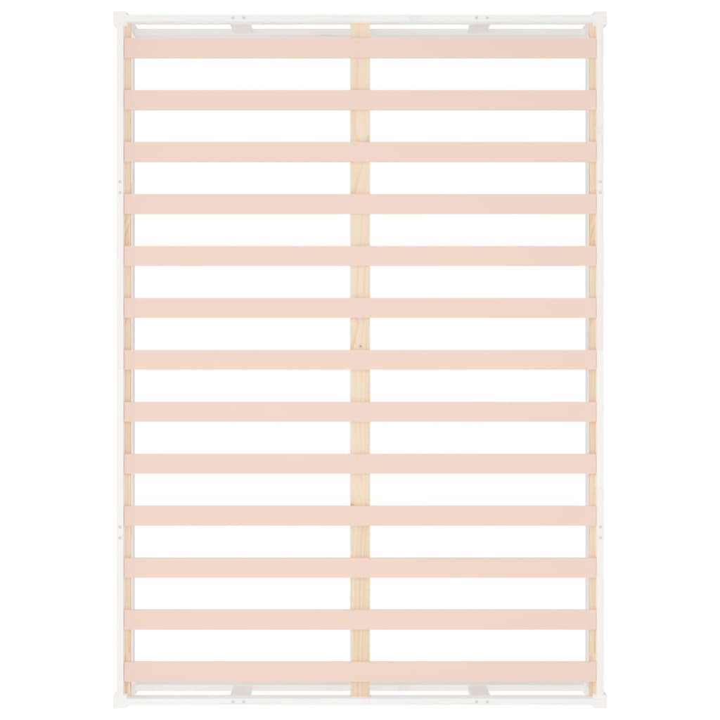 Sengeramme hvit 140x190 cm heltre