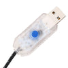 LED-palmetre varmhvit 96 lysdioder 180 cm