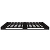 Palleseng svart 120x200 cm heltre furu