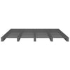 Palleseng grå 150x200 cm heltre furu King Size