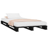 Palleseng svart 75x190 cm heltre furu Small Single