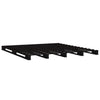 Palleseng svart 120x190 cm heltre furu Small Double