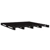 Palleseng svart 135x190 cm heltre furu Double