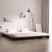 Palleseng svart 135x190 cm heltre furu Double