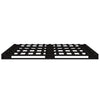 Palleseng svart 140x190 cm heltre furu
