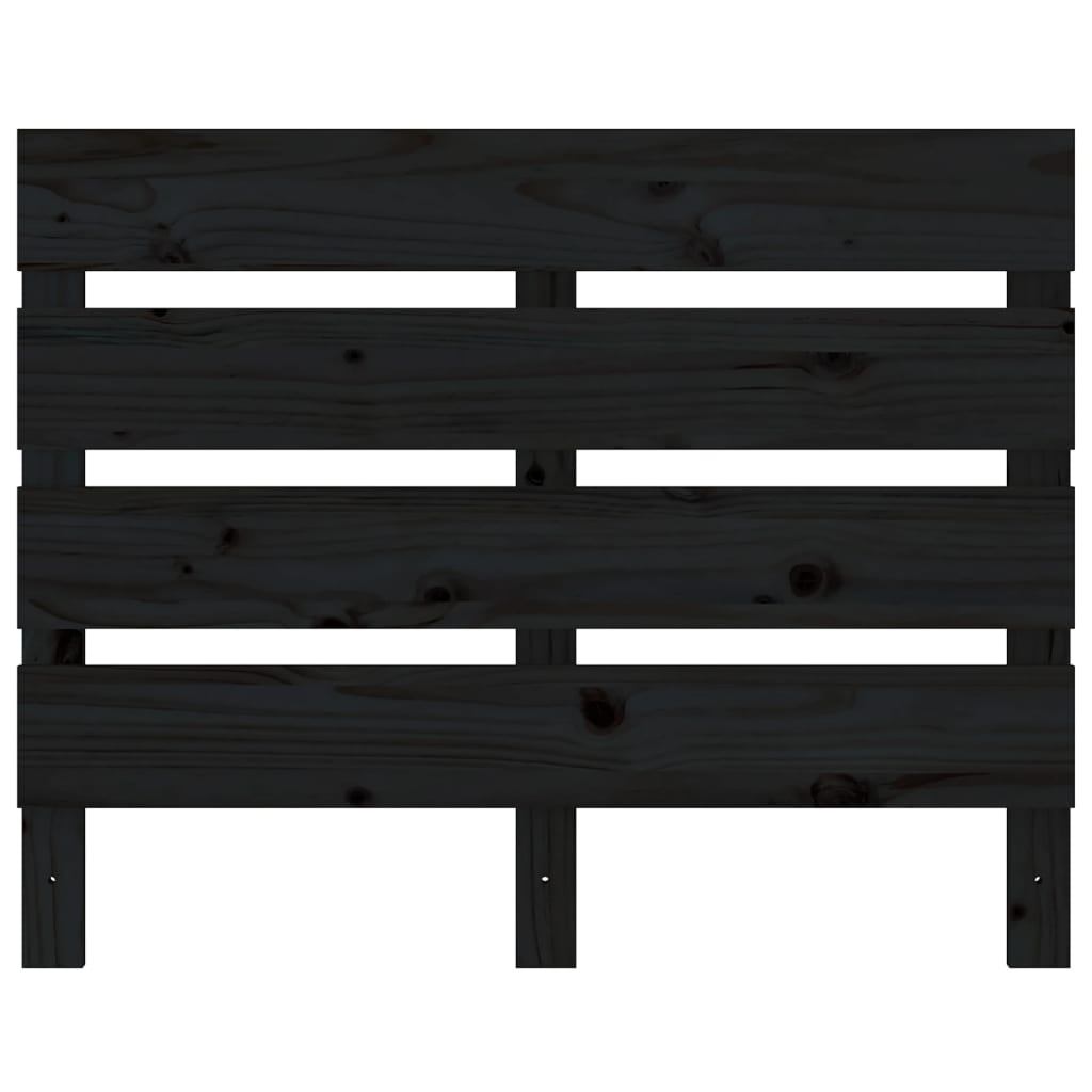 Sengeramme svart 75x190 cm heltre furu Small Single