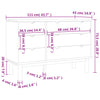 Kommode OTTA 111x43x73,5 cm heltre furu