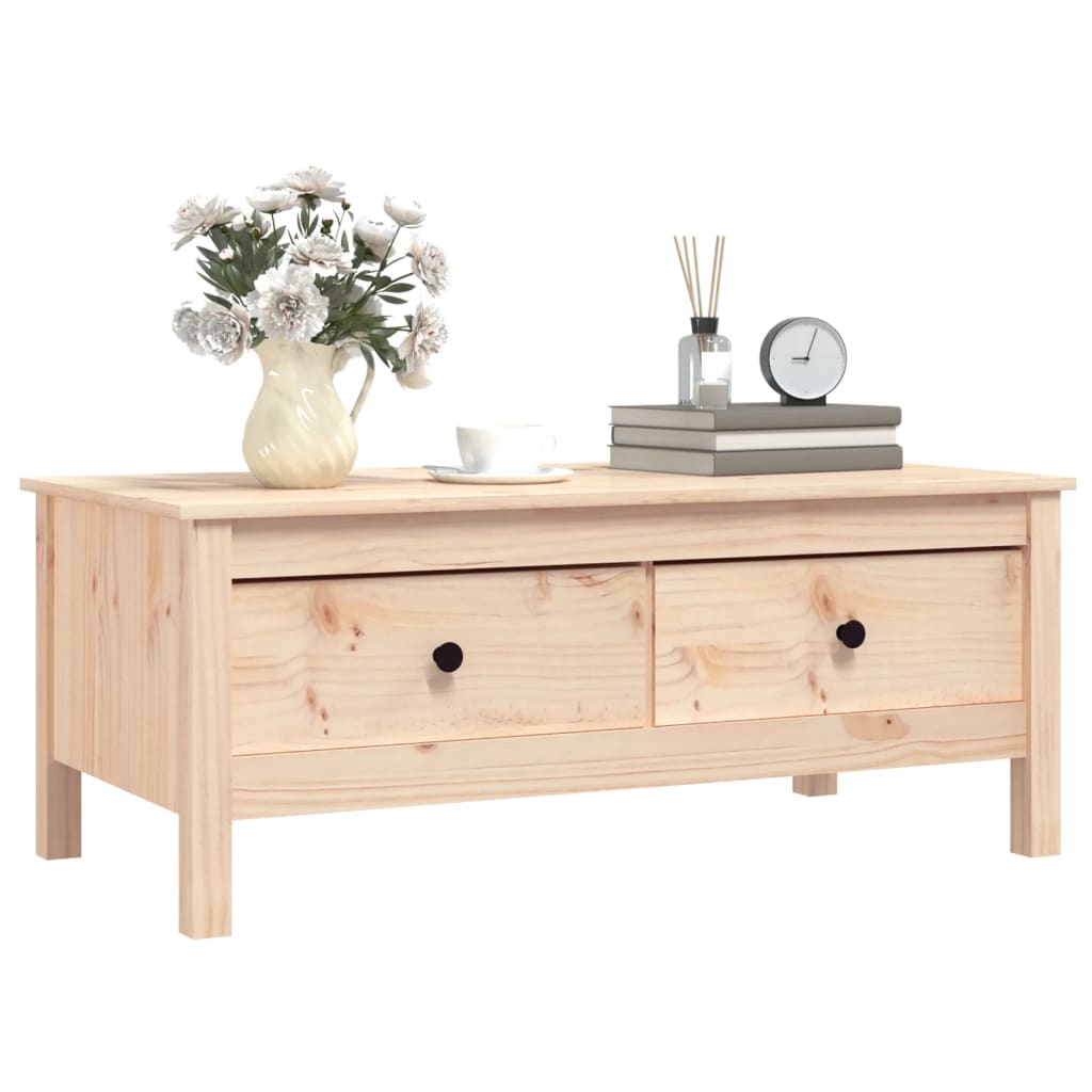 Salongbord 100x50x40 cm heltre furu
