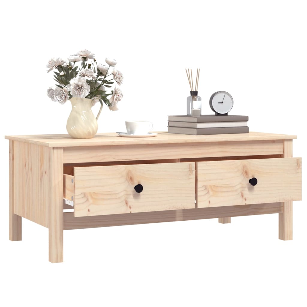 Salongbord 100x50x40 cm heltre furu