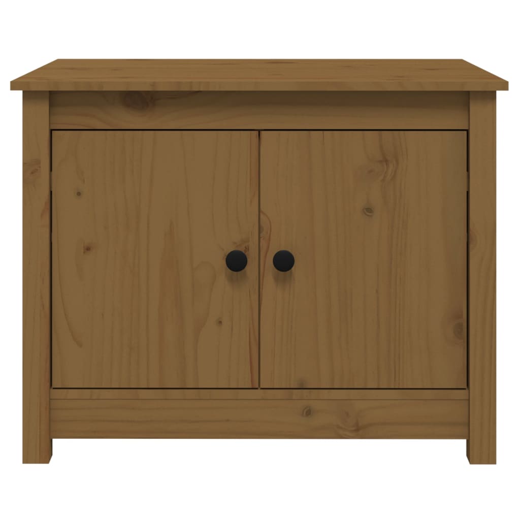 Salongbord honningbrun 71x49x55 cm heltre furu