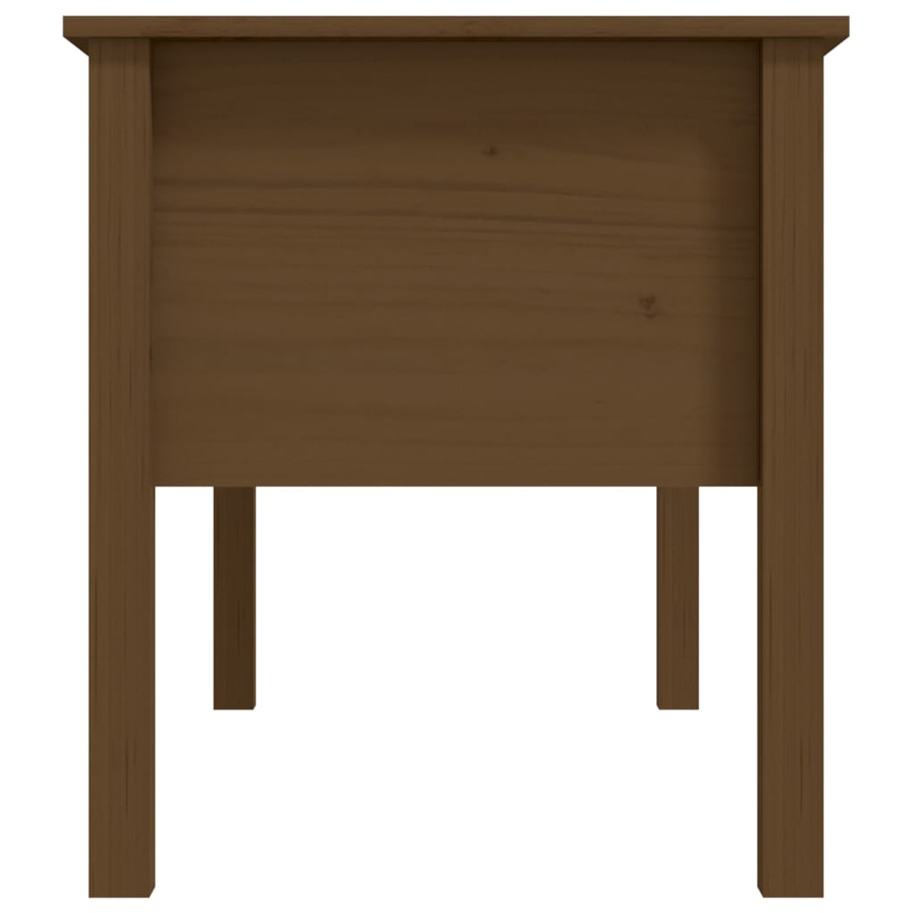 Salongbord honningbrun 102x49x55 cm heltre furu