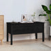 Salongbord svart 102x49x55 cm heltre furu