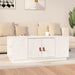 Salongbord hvit 100x50x41 cm heltre furu
