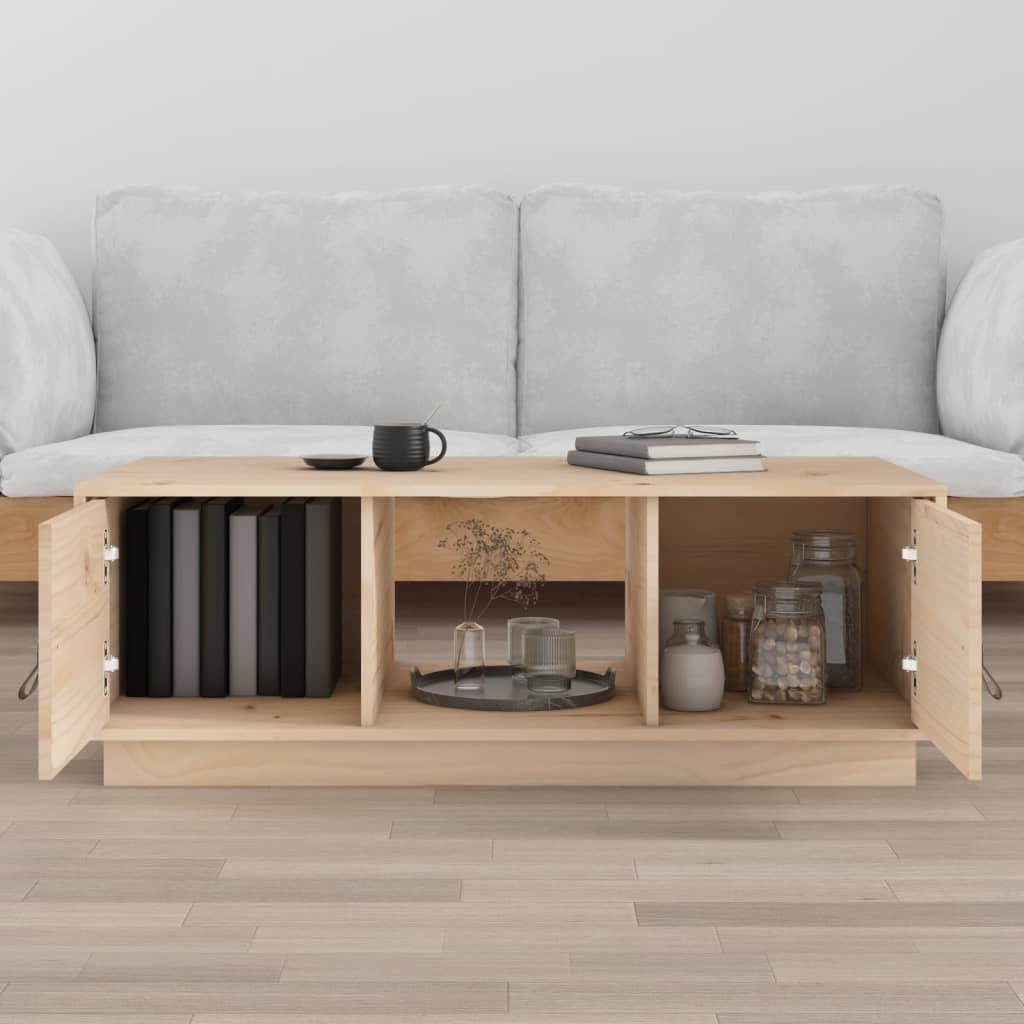 Salongbord 100x50x35 cm heltre furu