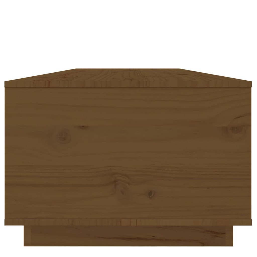 Salongbord honningbrun 100x50x35 cm heltre furu