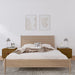 Nattbord 2 stk honningbrun 40x34x35 cm heltre furu