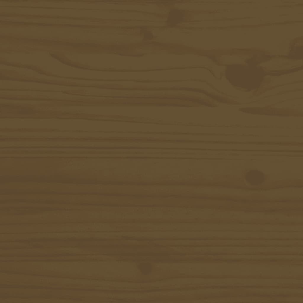 Nattbord 2 stk honningbrun 40x34x55 cm heltre furu