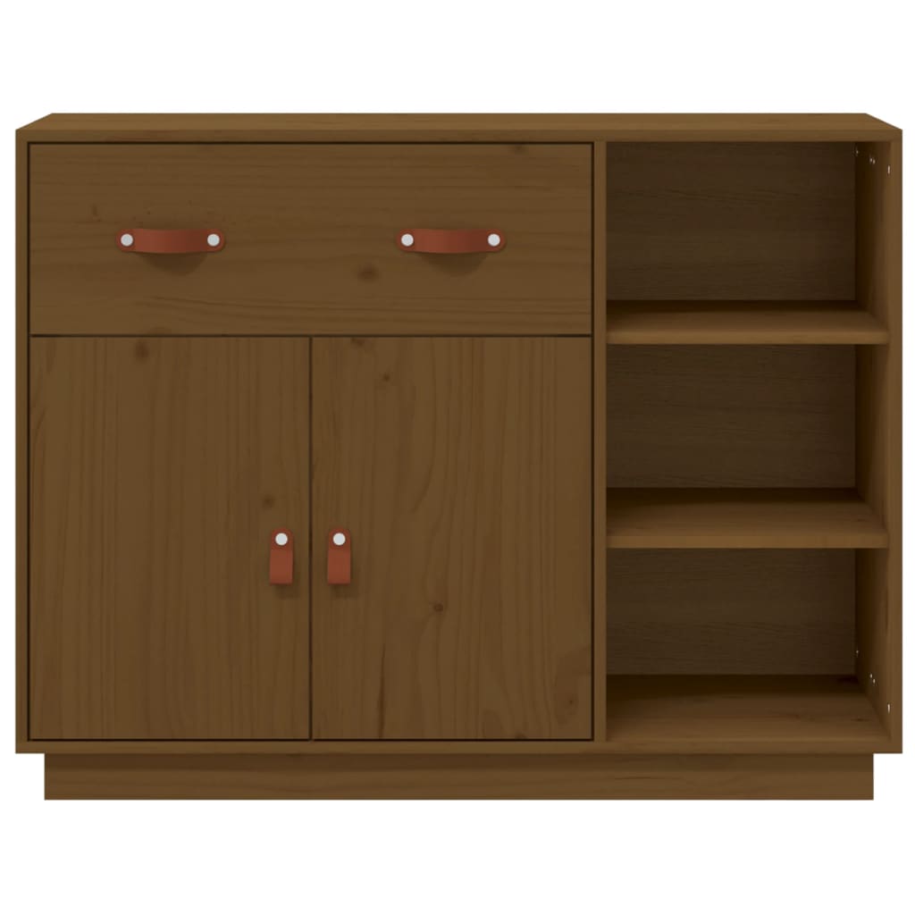 Skjenk honningbrun 98,5x40x75 cm heltre furu