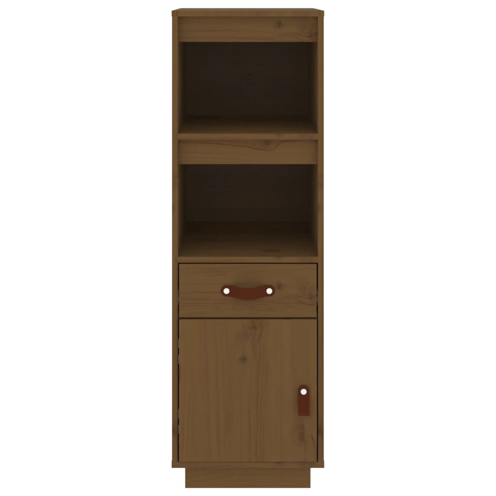Highboard honningbrun 34x40x108,5 cm heltre furu