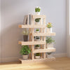 Plantestativ 85x25x109,5 cm heltre furu