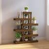 Plantestativ honningbrun 85x25x109,5 cm heltre furu