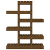 Plantestativ honningbrun 85x25x109,5 cm heltre furu