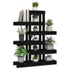Plantestativ svart 85x25x109,5 cm heltre furu
