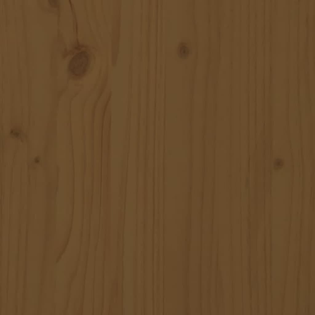 Plantestativ honningbrun 104,5x25x109,5 cm heltre furu