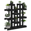 Plantestativ svart 104,5x25x109,5 cm heltre furu