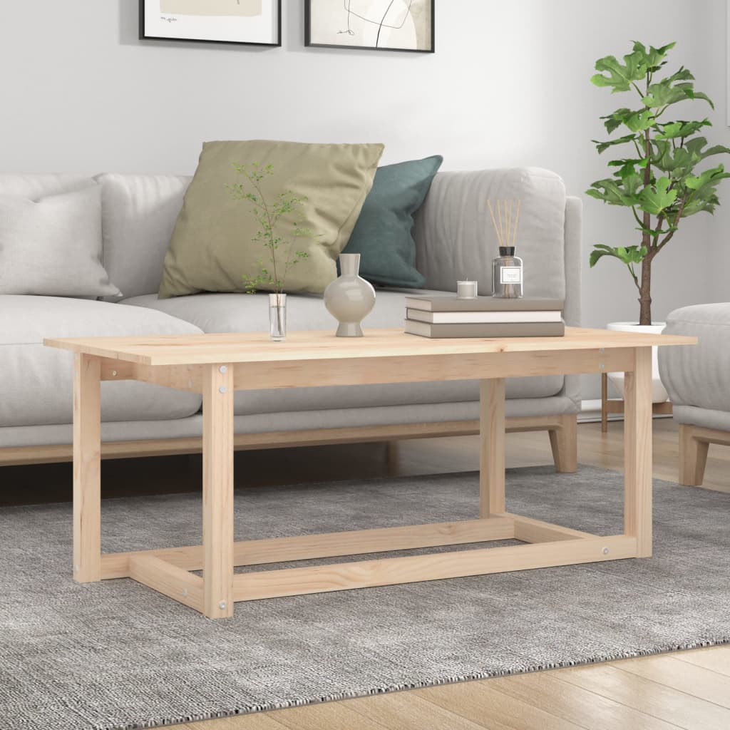 Salongbord 110x55x45 cm heltre furu