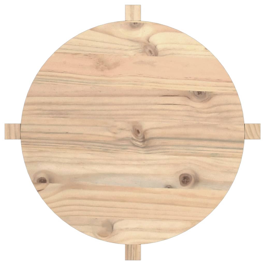 Salongbord Ø 62,5x45 cm heltre furu