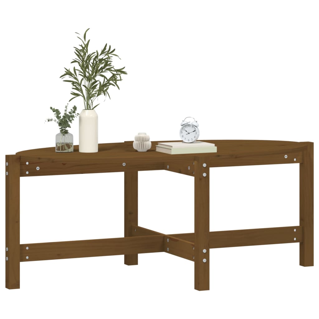 Salongbord honningbrun 118x63x45 cm heltre furu