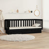 Dagseng svart 75x190 cm heltre furu