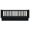 Dagseng svart 75x190 cm heltre furu