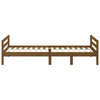 Sengeramme honningbrun 90x200 cm heltre furu