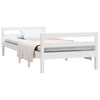 Sengeramme uten madrass hvit 90x190 cm heltre furu