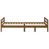 Sengeramme honningbrun 75x190 cm heltre furu
