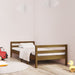 Sengeramme honningbrun 75x190 cm heltre furu
