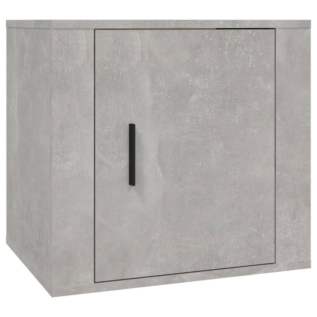 Nattbord 2 stk betonggrå 50x39x47 cm
