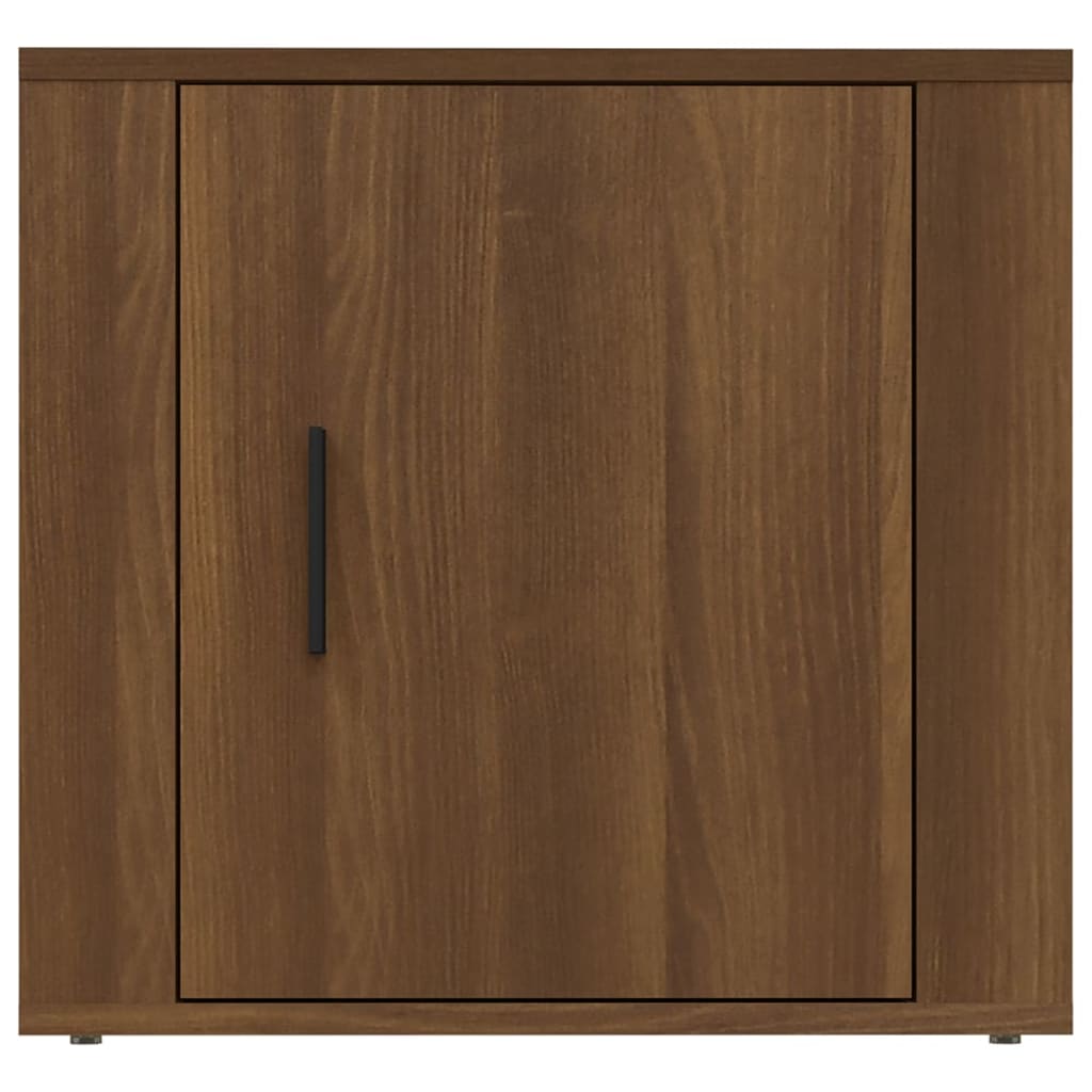 Nattbord 2 stk brun eik 50x39x47 cm