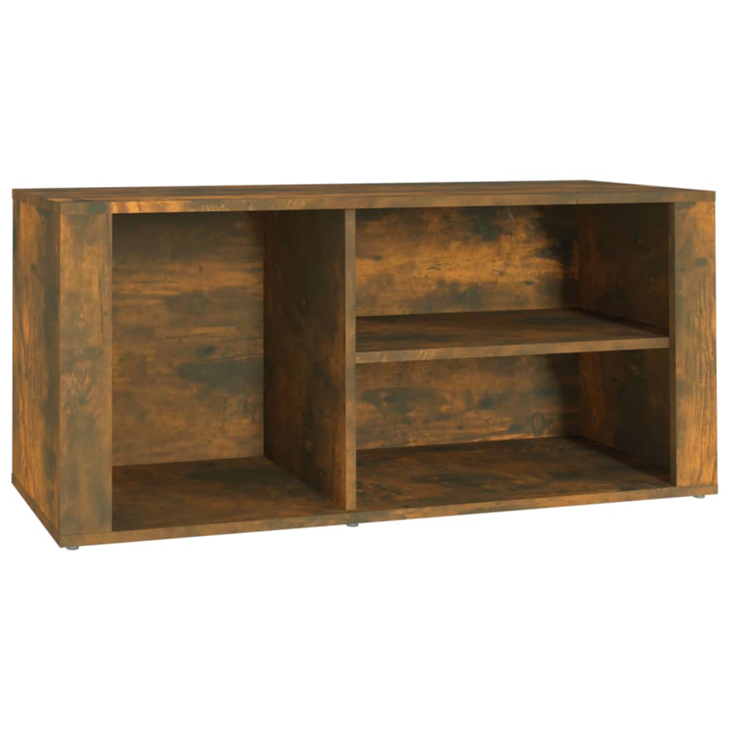 Skoskap røkt eik 100x35x45 cm konstruert tre