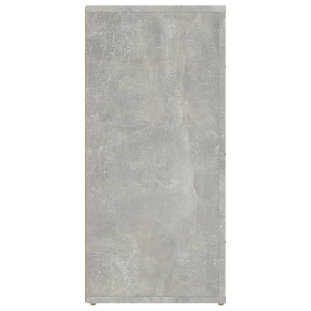 Skjenk betonggrå 40x33x70 cm konstruert tre