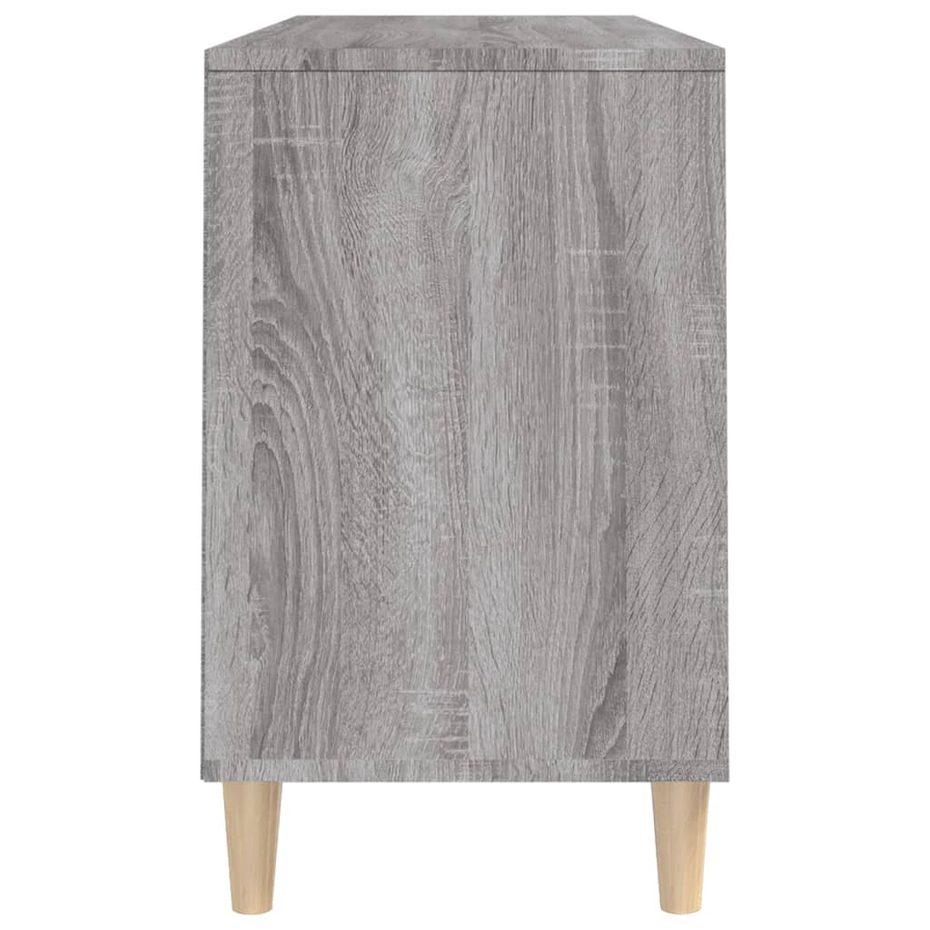 Skoskap grå sonoma 102x36x60 cm konstruert tre