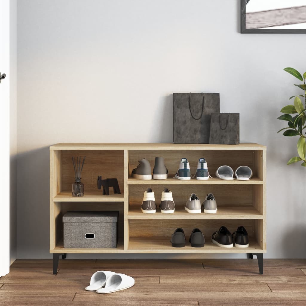 Skoskap sonoma eik 102x36x60 cm konstruert tre