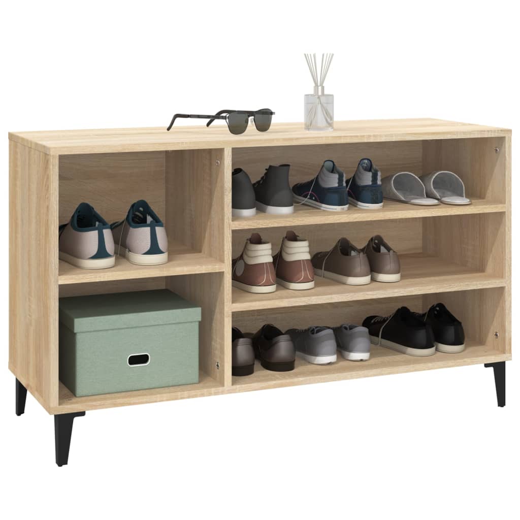 Skoskap sonoma eik 102x36x60 cm konstruert tre