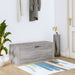 Veggmontert skoskap grå sonoma 100x35x38 cm konstruert tre