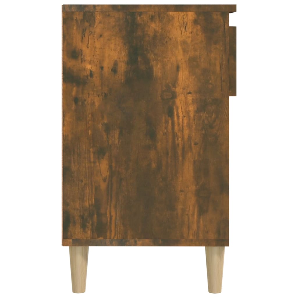 Skoskap røkt eik 102x36x60 cm konstruert tre