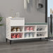 Skoskap hvit 102x36x60 cm konstruert tre