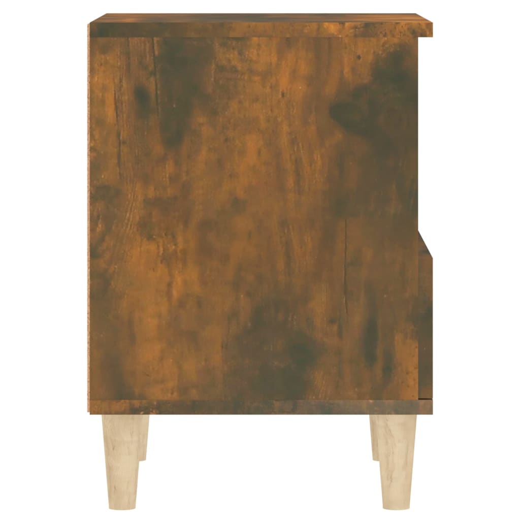 Nattbord 2 stk røkt eik 40x35x50 cm