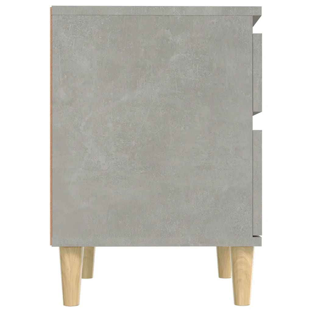 Nattbord betonggrå 40x35x50 cm